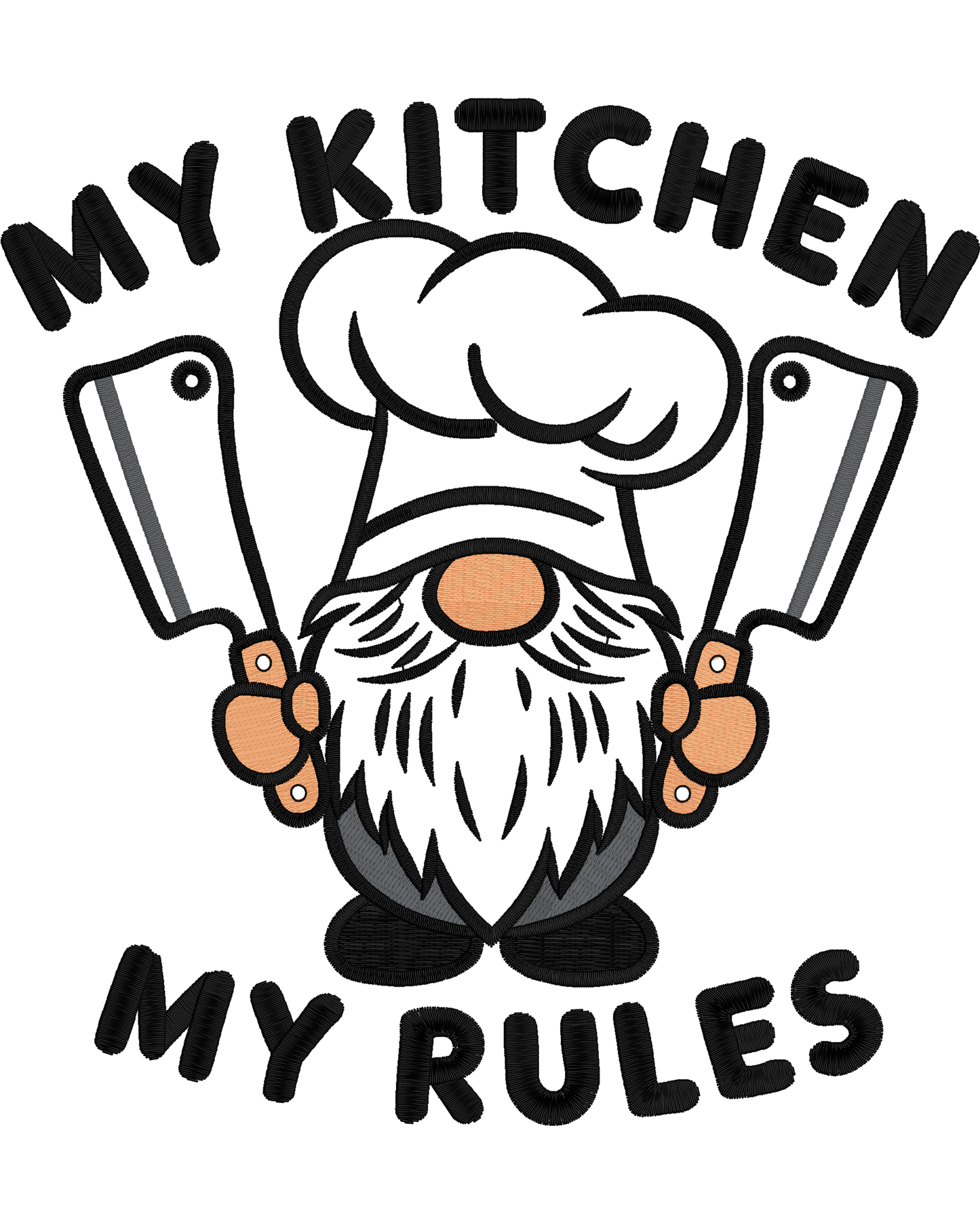MY KITCHEN, MY RULES | EMBROIDERY