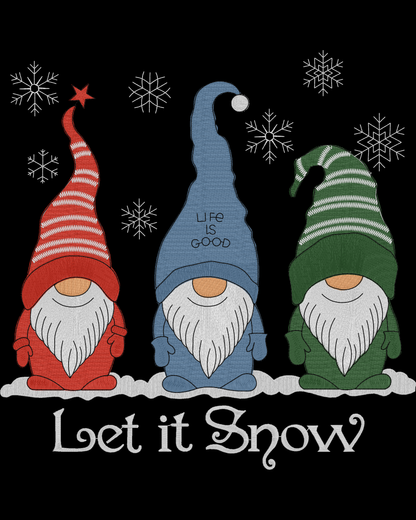 LET IT SNOW GNOMES | EMBROIDERY