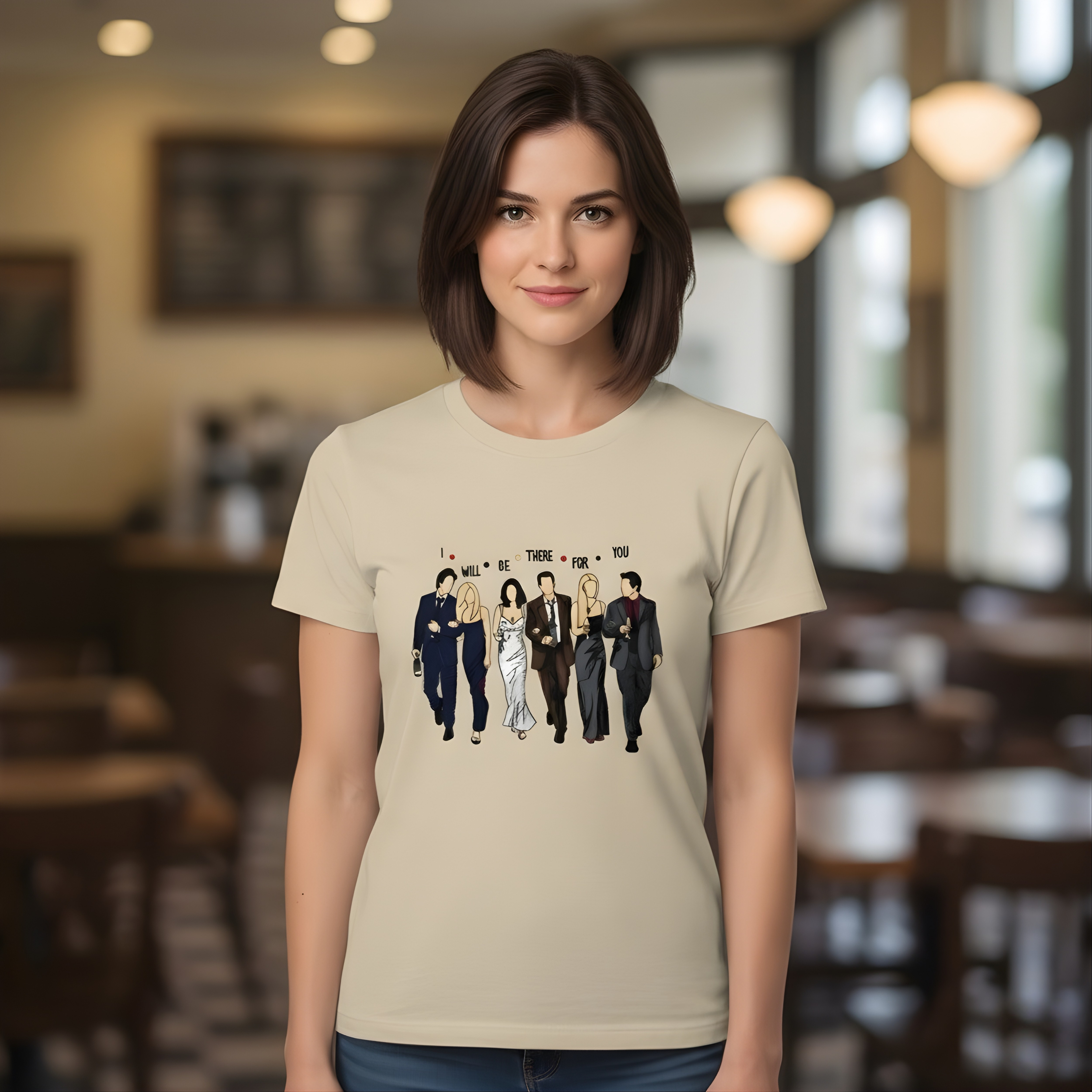 I’ll Be There For You | Embroidered T-Shirt