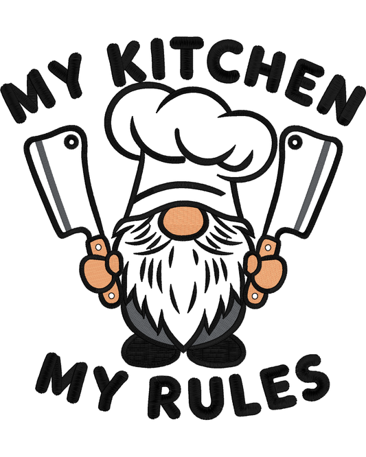 MY KITCHEN, MY RULES | EMBROIDERY